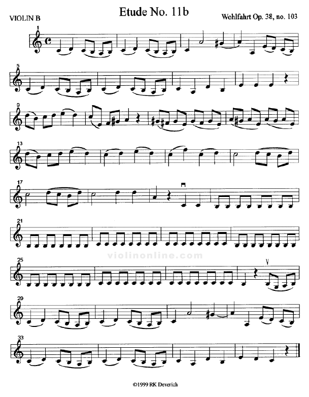 Etude No. 11b