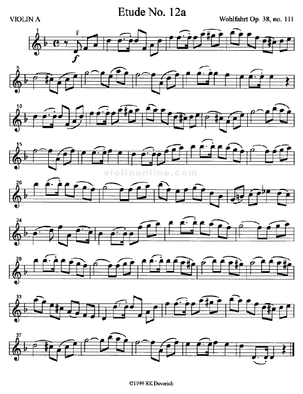 Etude No. 12a