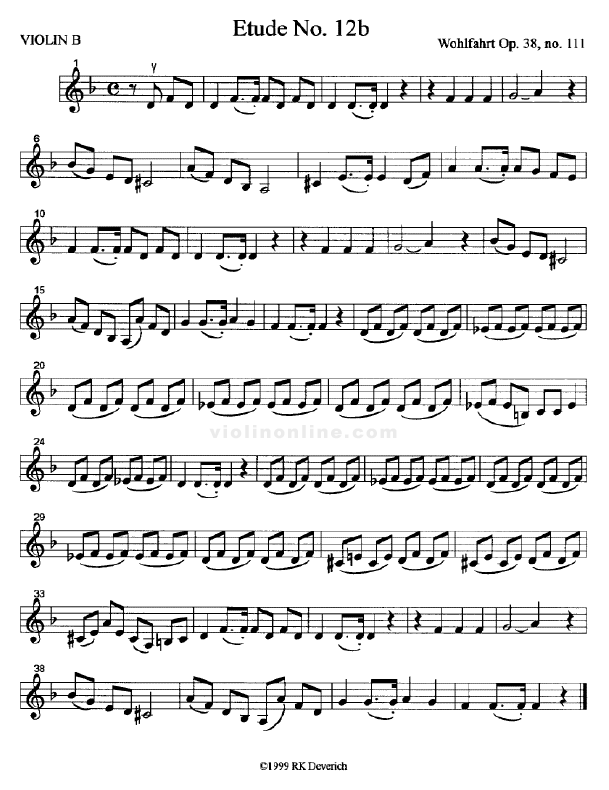 Etude No. 12b