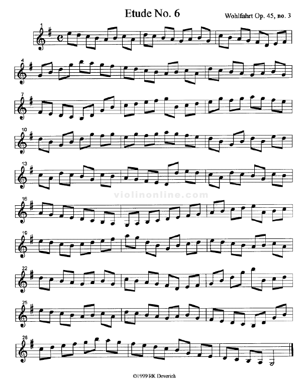 Etude No. 6