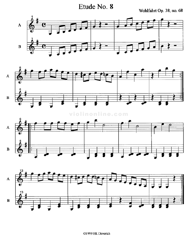 Etude No. 8