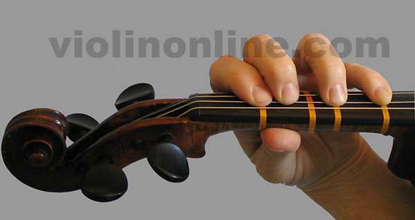 Violinonline Fingerboard Chart