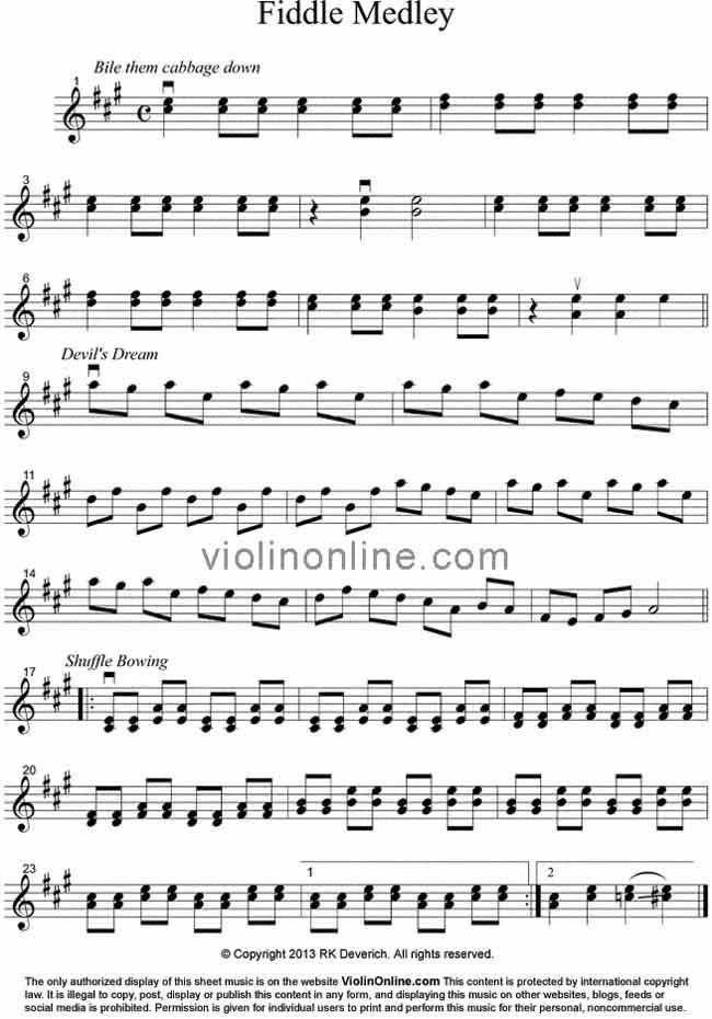 american fiddle medley